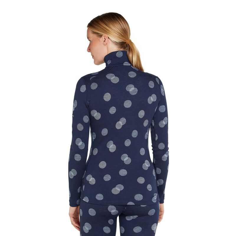 Icebreaker W Merino 260 Vertex LS Half Zip Falling Flakes image number 1